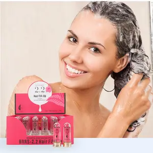 Test d'échantillons professionnels haute nutrition kératine traitement en profondeur adoucir hydratant brillance Miracle cheveux Ampoule masque de remplissage