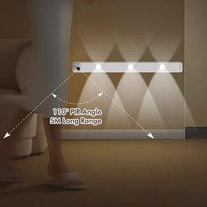 Регулируемая беспроводная светодиодная лампа с магнитным датчиком движения для современного освещения лестниц, кухонных шкафов и других помещений - Product Image 2