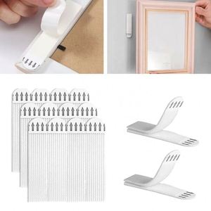 12 Pairs Punch Free Double Sided Tape Adhesive Strips Picture Hanging Mounting Heavy Duty Pads <b>Poster</b> <b>Frame</b> Home Decor - Product Image 6