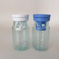 Bouteille effervescente à bouchon à printemps, flacon de 50ml, sans BPA, de qualité alimentaire, bouteille pour tablette effervescente, pour animaux domestiques