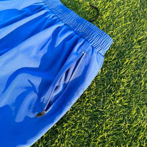 Short de course personnalisé en nylon léger avec poche latérale à fermeture éclair et ceinture à cordon pour hommes - Product Image 5