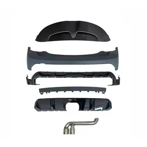 Kit carrosserie style JCW pour Mini F55 4 portes (2014-2020) – Pare-chocs avant et arrière pour mise à niveau Mini Facelift 2021 – Qualité supérieure, neuf - Product Image 3