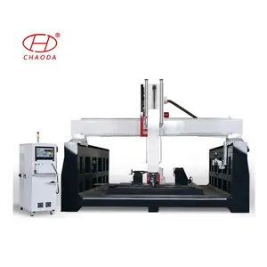 hs655 spindle cnc engraver / 5 axis cnc router with Large Size High Z axis Big Rotary axis