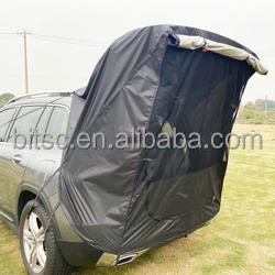 Travel Car Van SUV Truck <span class=keywords><strong>Tienda</strong></span> trasera con dosel Extensión del <span class=keywords><strong>maletero</strong></span> del <span class=keywords><strong>coche</strong></span> <span class=keywords><strong>Tienda</strong></span> a prueba <span class=keywords><strong>de</strong></span> lluvia <span class=keywords><strong>para</strong></span> senderismo Camping Picnic Autoconducción - Product Image 3