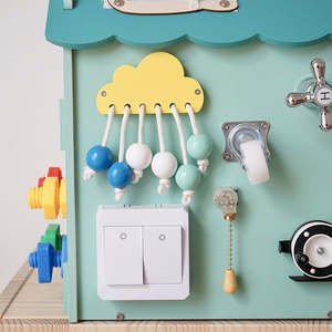 Rompecabezas de Madera para Niños, Juguete Educativo para el Desarrollo de Habilidades Manuales, Casa de Actividades para Niños de 2 a 4 Años, Juguetes de Aprendizaje Ecológicos y Coloridos - Product Image 5