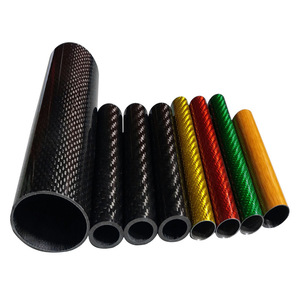 Tubo de Fibra de Carbono 100% Enrollado, Colorido, de Fabricante Chino - Product Image 5