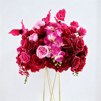Gemischter Blumenball Handgefertigter Künstlicher Blumenball Hochzeits- und Partydekoration Tischdekoration