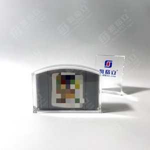 Venta al por mayor de acrílico transparente protector de juegos vitrina Premium para videojuegos solución de almacenamiento de coleccionista para el hogar - Product Image 5