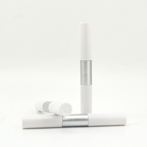 2022 Double Sides Clear Twist Top Lip Gloss Tube With 2 Empty <strong>Duo</strong> Lipgloss Tube Container 5ml - Product Image 2