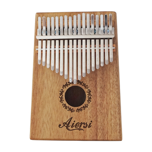 Instruments de musique à <span class=keywords><strong>percussion</strong></span> en bois de koa massif de marque Aiersi à 17 touches Kalimba Finger Piano Keyboard - Product Image 2