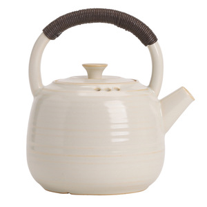 Ceramic <b>Tea</b> Kettle <b>Set</b> With Charcoal Stove For Camping And Home Use Heat Resistant Dehua Origin - Product Image 5