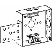 Boîtiers carrés soudés 4x4 de 1-1/2 pouces de profondeur, approuvés ROHS, pour extérieur, étanches IP65, anti-poussière, en métal, durables, pour conduites électriques