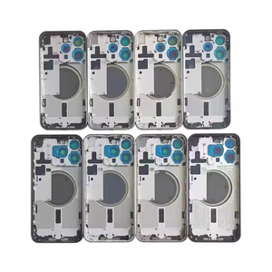 Boîtiers de téléphone portable pour iPhone XR X XS MAX 11 12 <span class=keywords><strong>Mini</strong></span> 13 Pro 14 Plus 15 Pro Max avec bouton latéral SIM plateau réparation boîtier arrière - Product Image 5