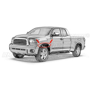 Guardabarros Delanteros y Traseros para Toyota Tundra 2008-2021, Protectores Contra Salpicaduras, Accesorios para Auto - Product Image 6