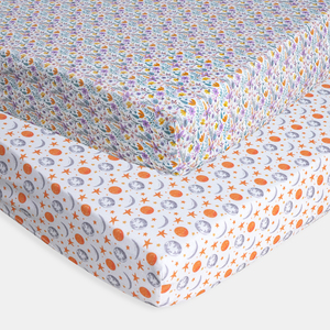 Hữu cơ 100% cotton cot <span class=keywords><strong>Crib</strong></span> trang bị tấm tùy chỉnh kích thước tùy chỉnh bông bé được trang bị <span class=keywords><strong>Crib</strong></span> Sheets đối với tiêu chuẩn nôi nệm - Product Image 4