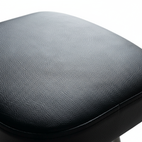 Chaise de prière pliable en cuir PU, tabouret de prière musulman portable, banc de méditation avec structure en métal