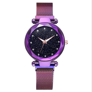 2019 Venditore Caldo Della Cinghia Della Maglia Cielo Stellato Signore di Modo Orologio Magnete Orologio Al Quarzo Orologio Da Polso - Product Image 3