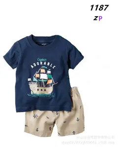 Boys clothing sets Short sleeve T shitr and shorts Casual sets for children