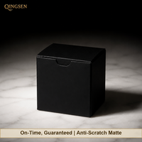 Cajas de Regalo Personalizadas, Color Negro Intenso, Antiarañazos, Acabado Mate, con Cierre Superior Enrollable, Resistentes, Elegantes, Prácticas, Duraderas, Modernas, para Gadgets