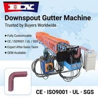 Machine de formage à froid pour la fabrication de tuyaux de descente, ligne de production automatique, personnalisable, support d'usine après-vente