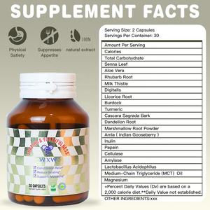 Wxw सबसे अच्छी कीमत थोक बिक्री पाचन शुद्ध कैप्सूल में डीटॉक्स कैप्सूल डिटॉक्स कैप्सूल डिटॉक्स कैप्सूल पाचन का समर्थन करता है - Product Image 2