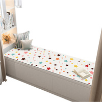 Tapis de fenêtre en baie Jiasimi, style nordique luxe léger, coussin rectangulaire en cuir PVC, pour chambres à coucher, imperméable, facile à nettoyer, Chine