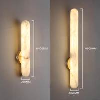 Moderne Luxuriöse Natürliche Marmor-Wandleuchte Wohnzimmer Nachttisch Schlafzimmer Dekoration Leuchten Vintage Alabaster Wandlampe Wohndekor Beleuchtung