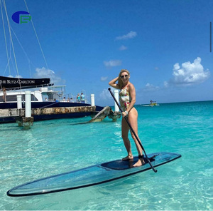 Flotante Touring Rowing Race Viajar Transparente <span class=keywords><strong>Surf</strong></span> Pesca Windsurf Stand up Board sup Paddle - Product Image 4