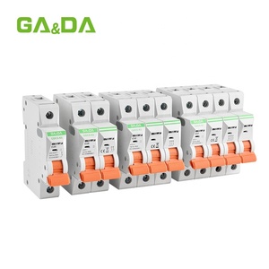 Лидер продаж, мини-выключатель MCB AC 6.0KA AC 400V 1-63A миниатюрный выключатель - Product Image 1