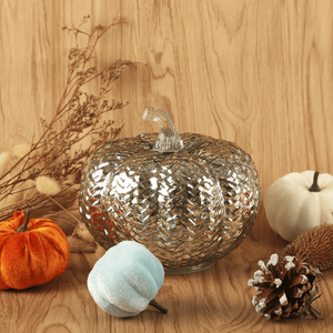 ไฟ LED ฟักทองฮาโลวีนแบบคลาสสิกไฟ LED AAA ใช้แบตเตอรี่<span class=keywords><strong>ไร้</strong></span><span class=keywords><strong>สาย</strong></span>เป็นมิตรกับสิ่งแวดล้อมกระจกทนทานปลอดสารพิษจาก Diwali ramadan - Product Image 4