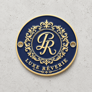 Luxury Gold Plated <strong>Metal</strong> <strong>Logo</strong> Charms <strong>Custom</strong> Hollow Monogram Letter <strong>Tags</strong> <strong>for</strong> <strong>Handbags</strong> Clothing Jewelry Factory Wholesale - Product Image 3