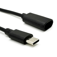 Cable de extensión de tipo C alimentado por energía solar personalizado macho a hembra-Cable de datos de carga de 5M/10M para cámaras de circuito cerrado de televisión