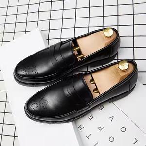Mannen Zwarte Jurk Schoenen Zachte Binnenzool Waterdichte Kantoor Flat Real Lederen Zool Casual Business Gent Formele Schoenen Mannen Bruiloft - Product Image 6