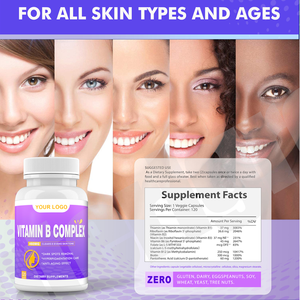 Suplemento de Apoyo a la Salud, Tabletas de Vitamina B1 B6 B12, Multivitamínico Alimenticio, Cápsulas de Complejo de Vitamina <span class=keywords><strong>B</strong></span> - Product Image 3