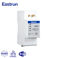 Compteur d'énergie sans fil triphasé Eastron SEM5-5, Ethernet Modbus TCP, surveillance à distance de l'énergie, rail DIN, compteur d'électricité intelligent
