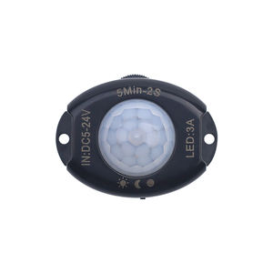 Yüksek kalite DC5-24V PIR sensörü 3A 15W 36W 72W vücut sensörü anahtarı mobilya için LED ışık PIR sensörü anahtarı - Product Image 5