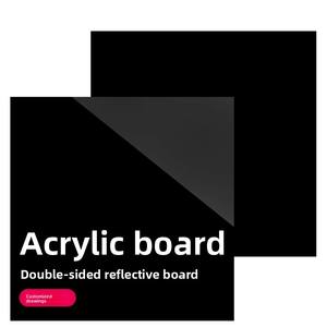 Черная акриловая матовая/глянцевая панель из оргстекла (зеркало) PMMA 1220x2440 мм, модель 250328 - Product Image 4