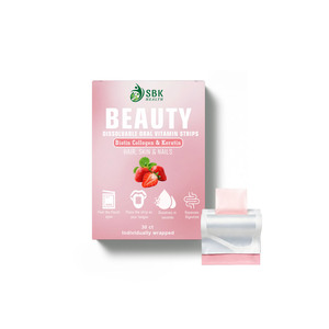 Película Oral Disoluble de Belleza al por Mayor con Biotina y Queratina, Nutre el Cabello, Uñas y Piel, Colágeno - Product Image 1