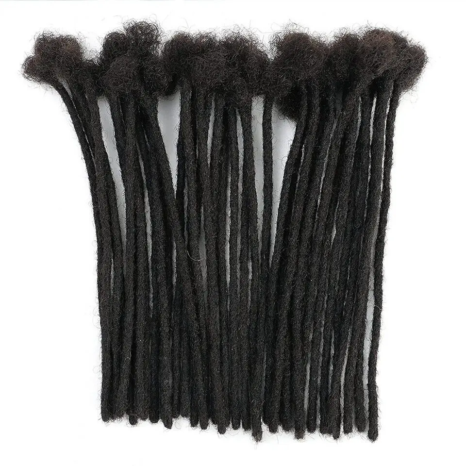 Extensiones de cabello trenzado, trenzas de cabello humano brasileño, estilo Afro, Reggae