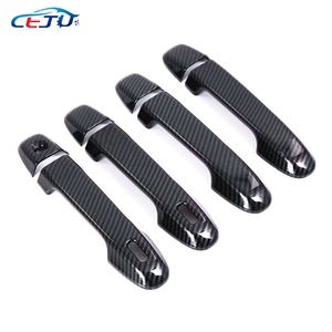 4 Pezzi Copri Maniglia Auto in Plastica ABS Nero Lucido, Protezione Antigraffio, Adesivi in Fibra di Carbonio per <span class=keywords><strong>Subaru</strong></span> Crosstrek 2023+ - Product Image 2