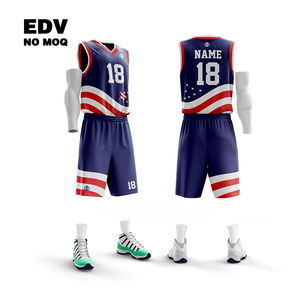 Maillot de basket-ball personnalisé pour le dropshipping, uniforme réversible pour équipe de basket-ball - Product Image 6