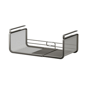 Kitchen Storage Rack Extendable Hanging Basket 37-63Cm Multi Functional Under Cabinet Organizer Wall Mounted Rectangle - Product Image 3