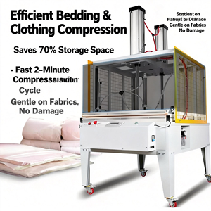 MB1000D EU Commercial Grade Pneumatic Compression Equipment for <b>Textiles</b> and Storage Seasonal Clothing <b>Packaging</b> Commercial Grad - Product Image 3