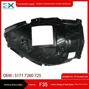 Pour Série 3 F35 Garde-boue intérieur de roue avant ABS Garde-boue OE 51717260725 pour Série 3 F35 Garde-boue intérieur de roue avant - Product Image 3