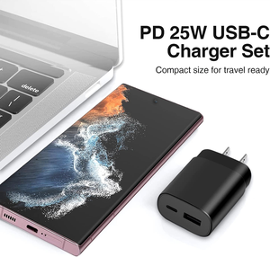 Cargador Superrápido Tipo C, Cargador de Pared USB C de 25 W, Bloque de Carga Rápida de Doble Puerto para Samsung Galaxy S22/S22 Ultra/S22+/S21 - Product Image 6