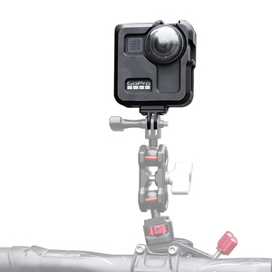 Construir nueva marca Venta caliente Diseño de moda Oro Negro Rojo Azul Rosa Color Aleación de aluminio para <span class=keywords><strong>Gopro</strong></span> <span class=keywords><strong>Max</strong></span> <span class=keywords><strong>360</strong></span> Funda para <span class=keywords><strong>cámara</strong></span> - Product Image 2