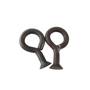 Anclaje de Elevación de Acero al Carbono con Ojo Soldado Forjado, Herraje de Aparejo de Bucle Cerrado M6/M8, Acabado Cromado, Grado 4.8 para Construcción - Product Image 5