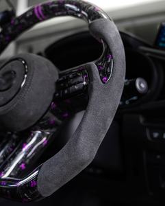 <span class=keywords><strong>Volante</strong></span> Estilo <span class=keywords><strong>Deportivo</strong></span> de 350 mm para <span class=keywords><strong>Mazda</strong></span> <span class=keywords><strong>3</strong></span>/CX-5/CX-8/CX-30/CX-90 2020-2023 con Pantalla LED, Fibra de Carbono y Cuero, Garantía de 1 Año - Product Image 3