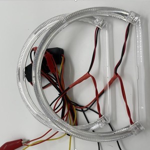 ไฟวงแหวน LED ทรงสี่เหลี่ยมแบบ Angel Eye ขนาด 2.5 นิ้ว สำหรับอัพเกรดไฟหน้ารถยนต์ 12V ใช้ได้กับรถยนต์ทั่วไป - Product Image 2