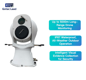 Tourelle de suivi panoramique haute vitesse 70 MHz-6 GHz pour protection de sécurité à basse altitude, télécommandée et étanche - Product Image 1